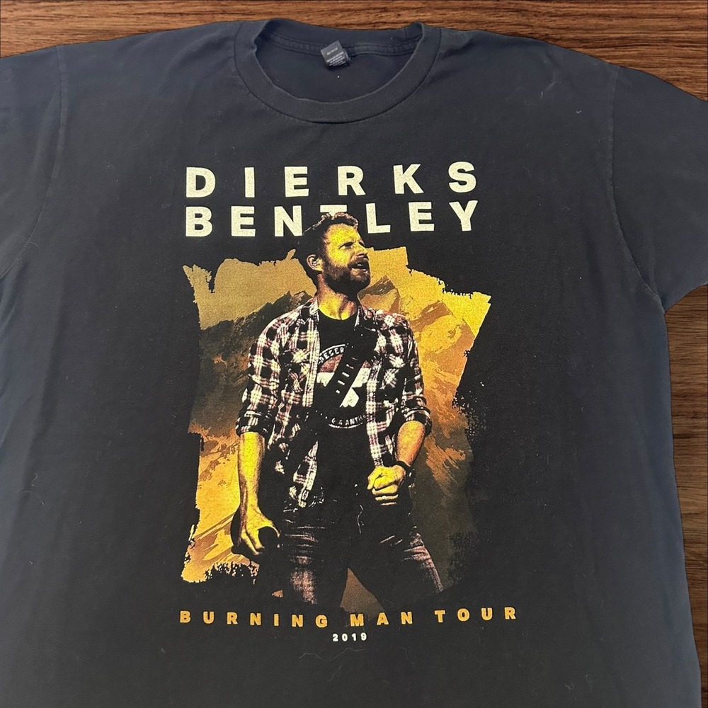 Dierks Bentley‎ Burning Man Tour T-Shirt Graphic Print XL - Picture 2 of 6